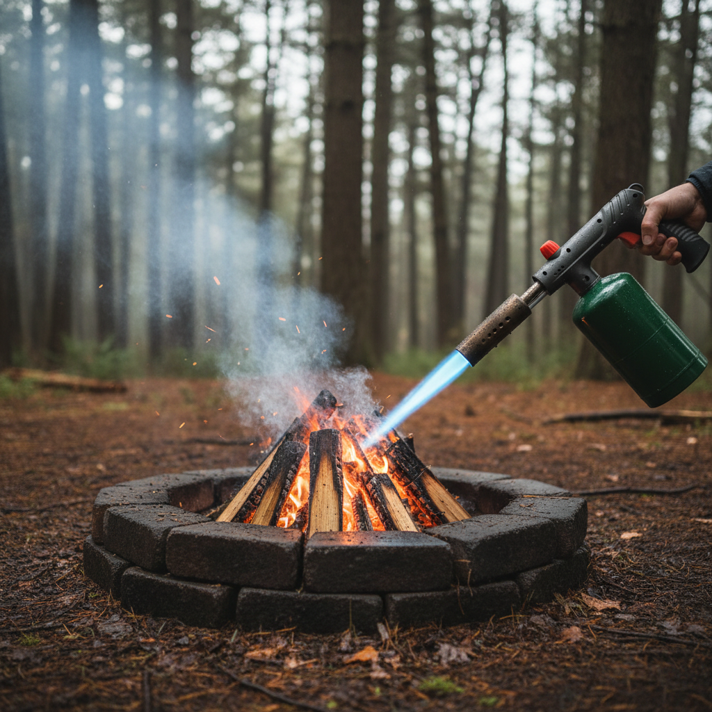 Propane Torch Fire Starter