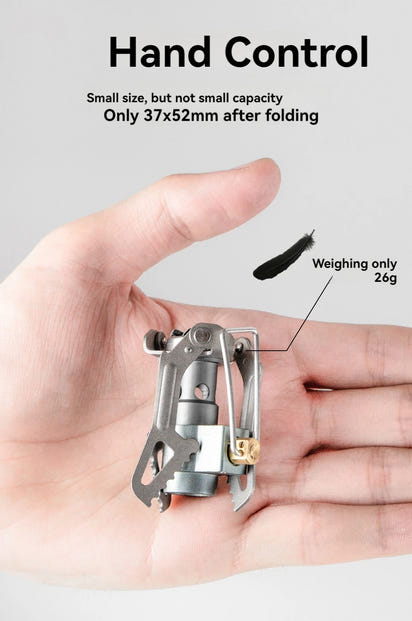 Ultralight Titanium Pocket Stove
