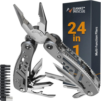 24 in 1 Survival Multitool